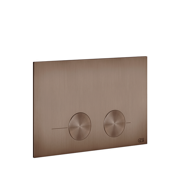 Gessi316 Toilet Flush Plate - 54615 Bathroom Accessories GESSI Copper Brushed PVD