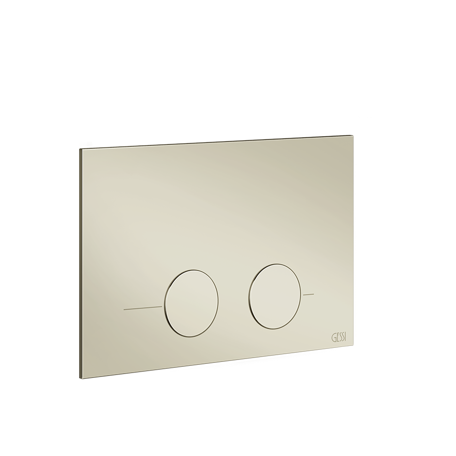 Gessi316 Toilet Flush Plate - 54615 Bathroom Accessories GESSI Nickel PVD