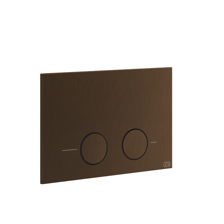Gessi316 Toilet Flush Plate - 54615 Bathroom Accessories GESSI Dark Bronze