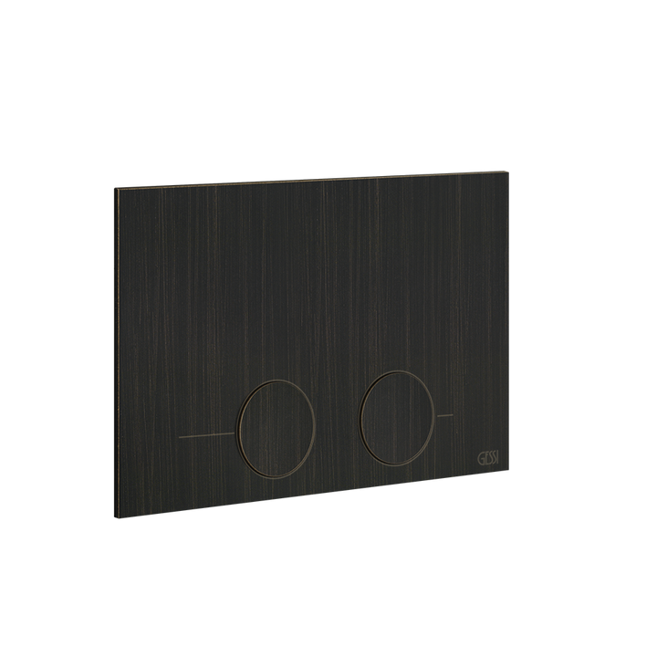 Gessi316 Toilet Flush Plate - 54617 Bathroom Accessories GESSI Aged Bronze