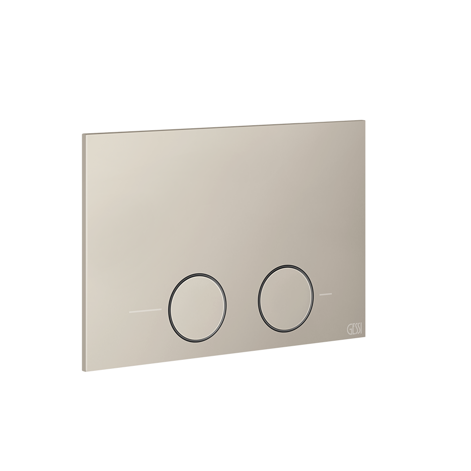 Gessi316 Toilet Flush Plate - 54617 Bathroom Accessories GESSI Matte Greige