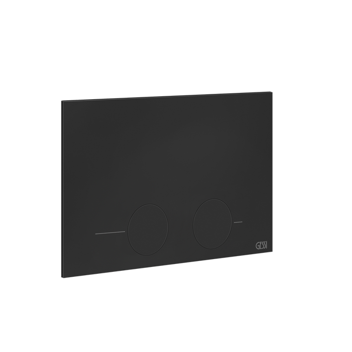 Gessi316 Toilet Flush Plate - 54617 Bathroom Accessories GESSI Matte Black