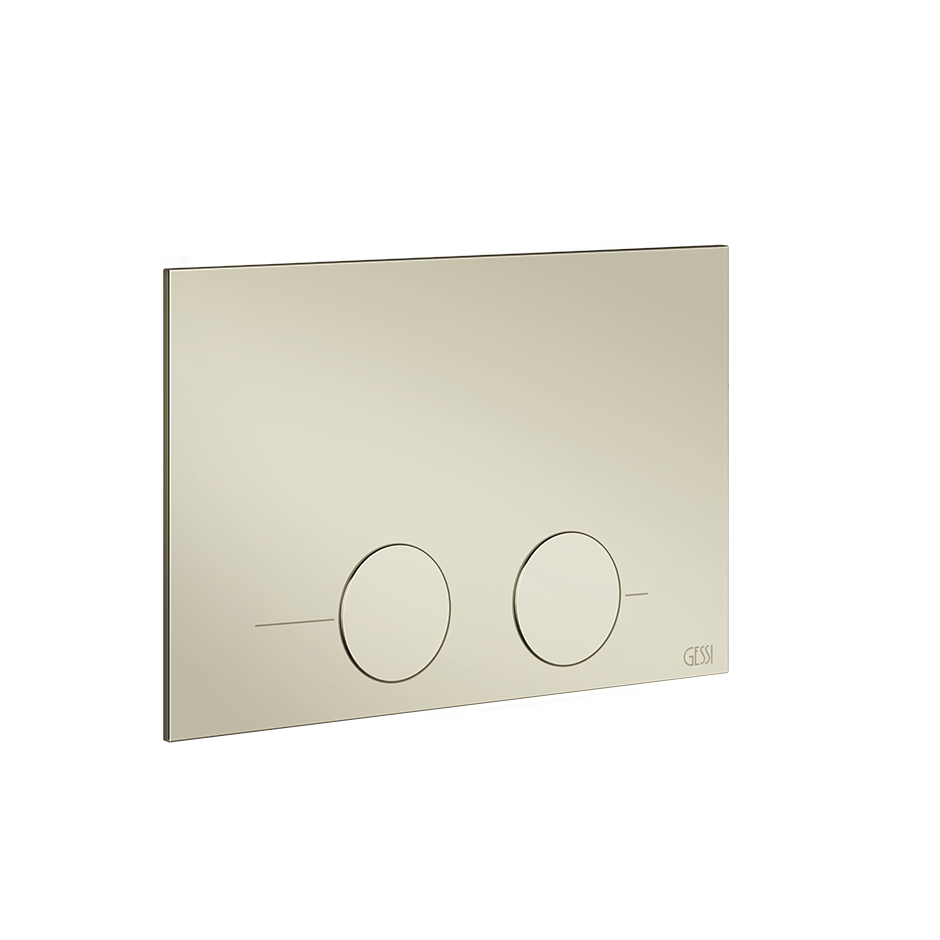 Gessi316 Toilet Flush Plate - 54617 Bathroom Accessories GESSI Nickel PVD