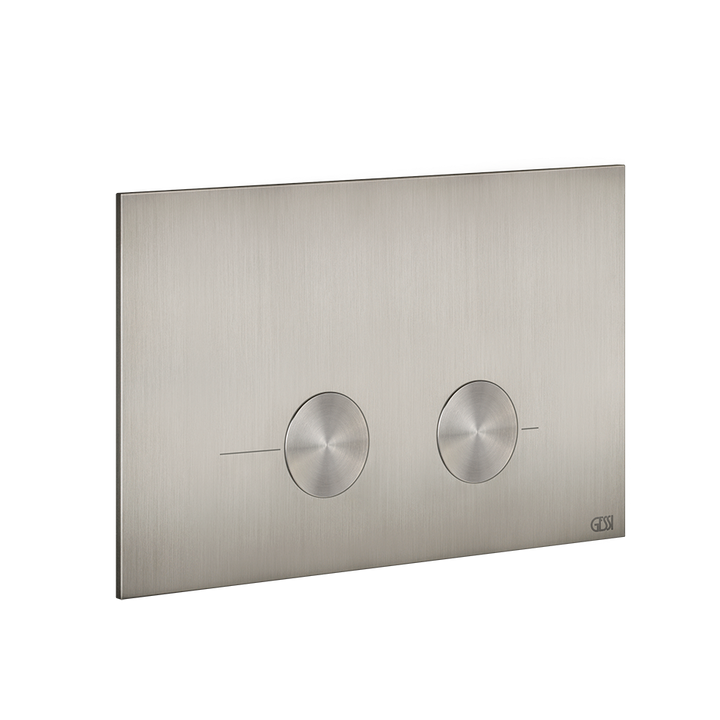 Gessi316 Toilet Flush Plate - 54619 Bathroom Accessories GESSI Steel Brushed
