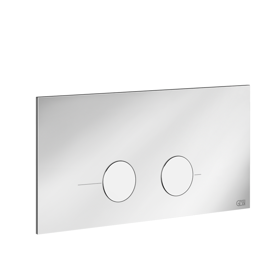 Gessi316 Toilet Flush Plate - 54621 Bathroom Accessories GESSI Chrome