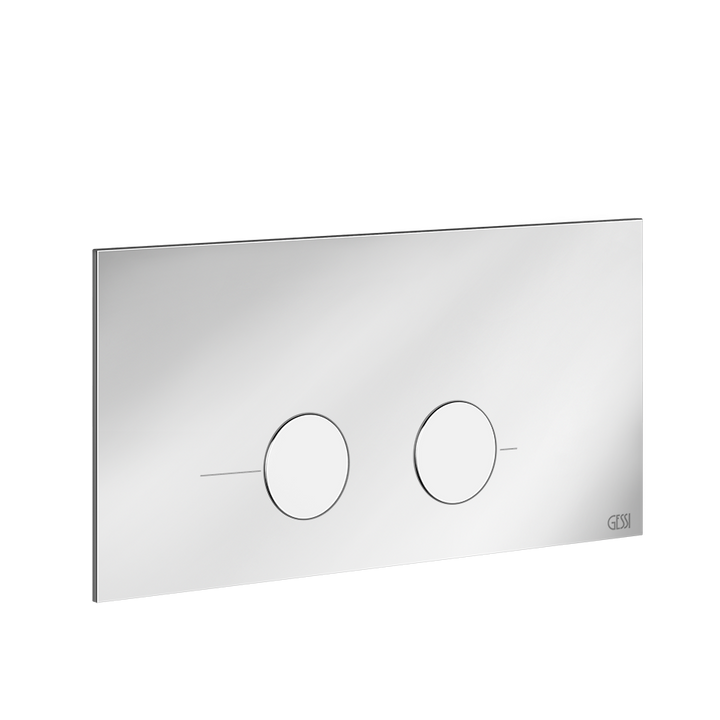 Gessi316 Toilet Flush Plate - 54621 Bathroom Accessories GESSI Chrome