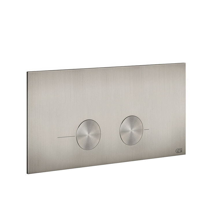 Gessi316 Toilet Flush Plate - 54621 Bathroom Accessories GESSI Steel Brushed
