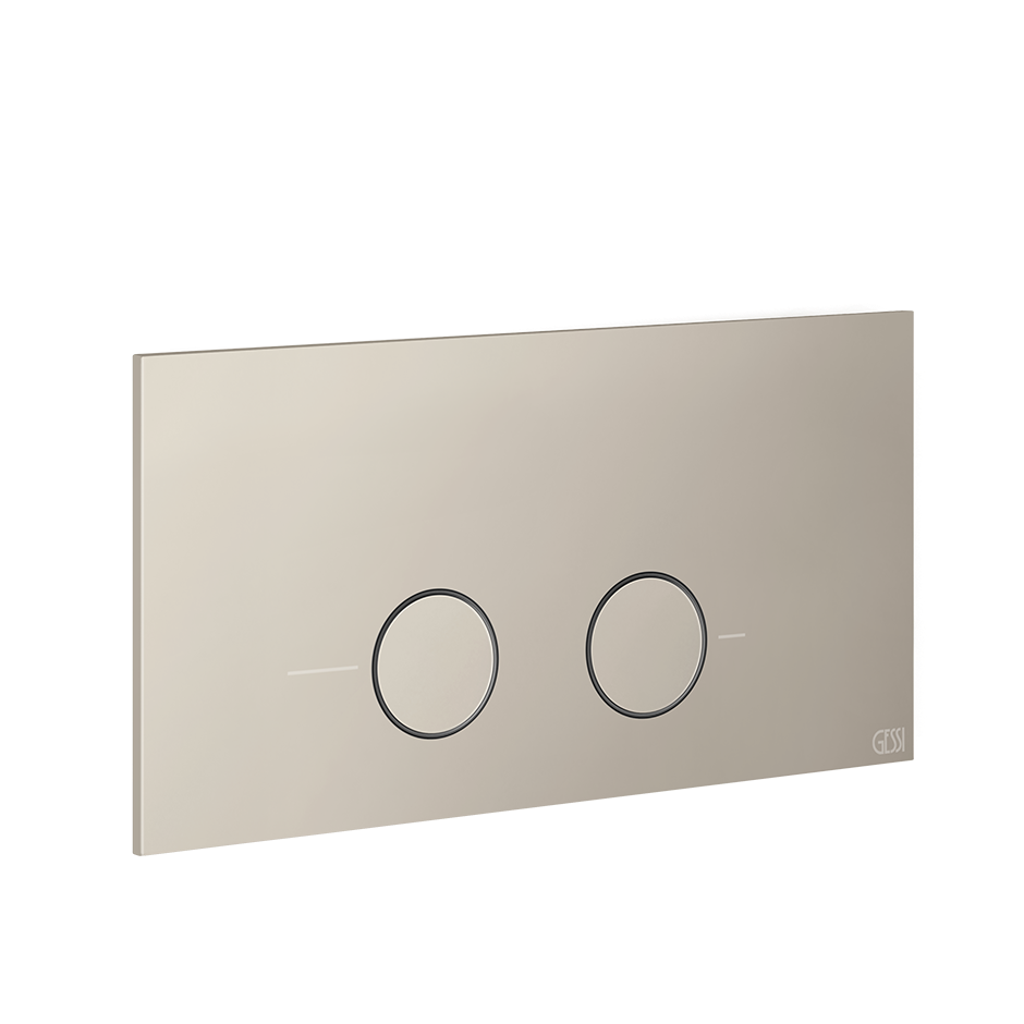 Gessi316 Toilet Flush Plate - 54621 Bathroom Accessories GESSI Matte Greige