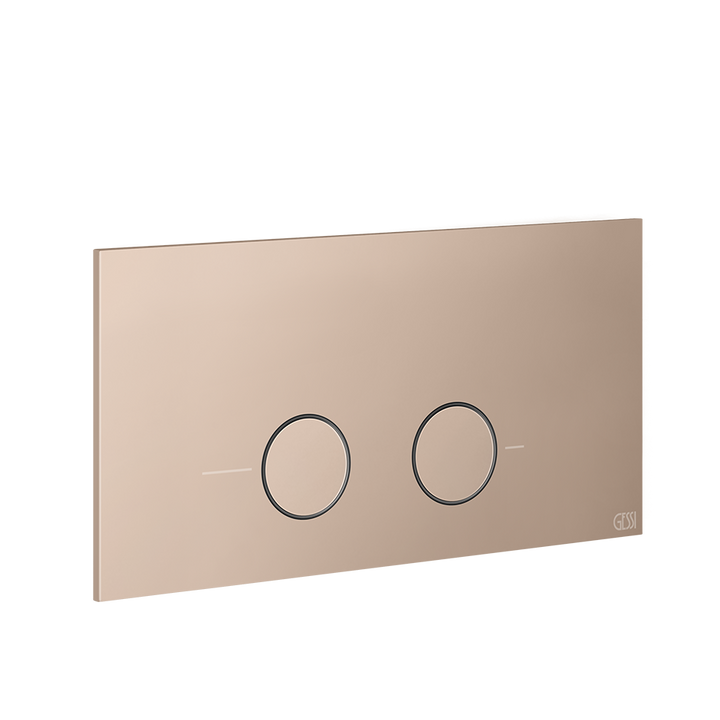 Gessi316 Toilet Flush Plate - 54621 Bathroom Accessories GESSI Matte Cipria