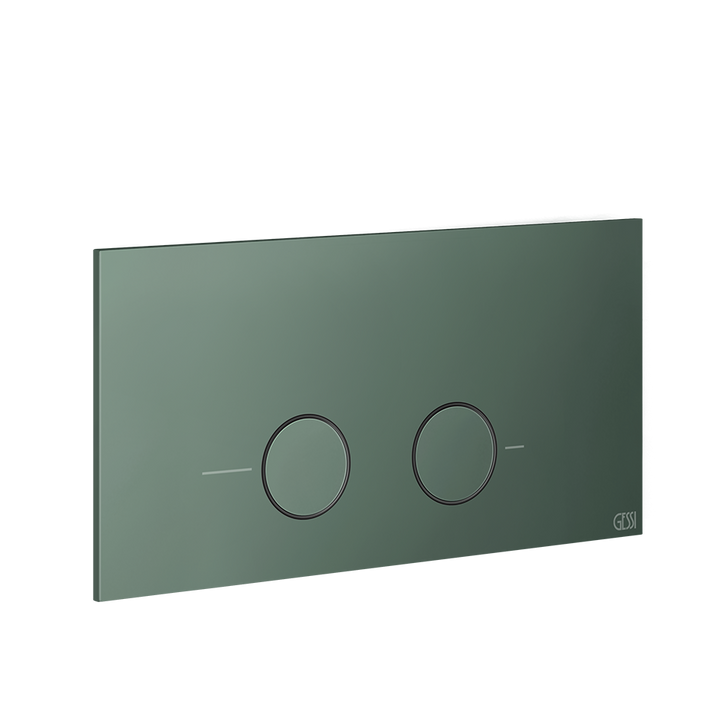 Gessi316 Toilet Flush Plate - 54621 Bathroom Accessories GESSI Matte Agave