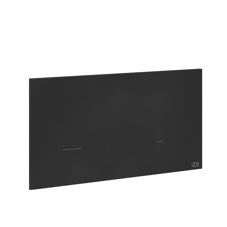 Gessi316 Toilet Flush Plate - 54621 Bathroom Accessories GESSI Matte Black