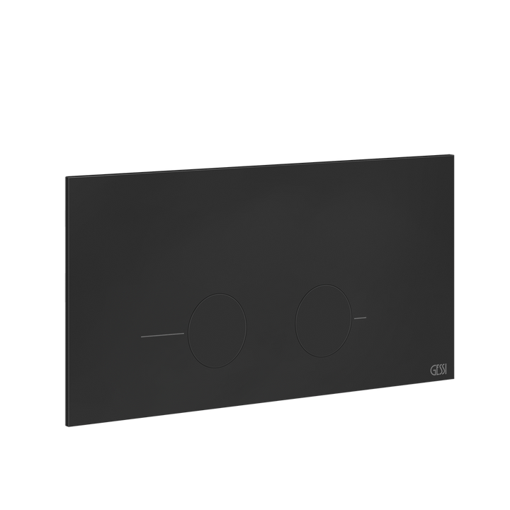 Gessi316 Toilet Flush Plate - 54621 Bathroom Accessories GESSI Matte Black