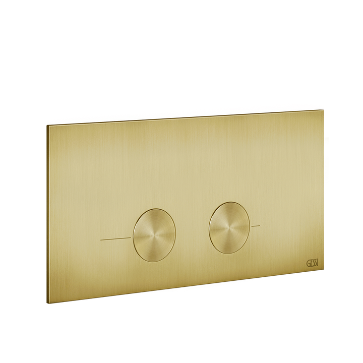 Gessi316 Toilet Flush Plate - 54621 Bathroom Accessories GESSI Gold Brushed PVD
