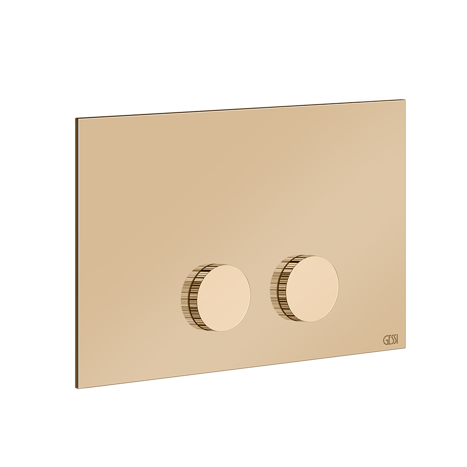 Ingranaggio Cover Plate - 54635 Bathroom Accessories GESSI Warm Bronze PVD