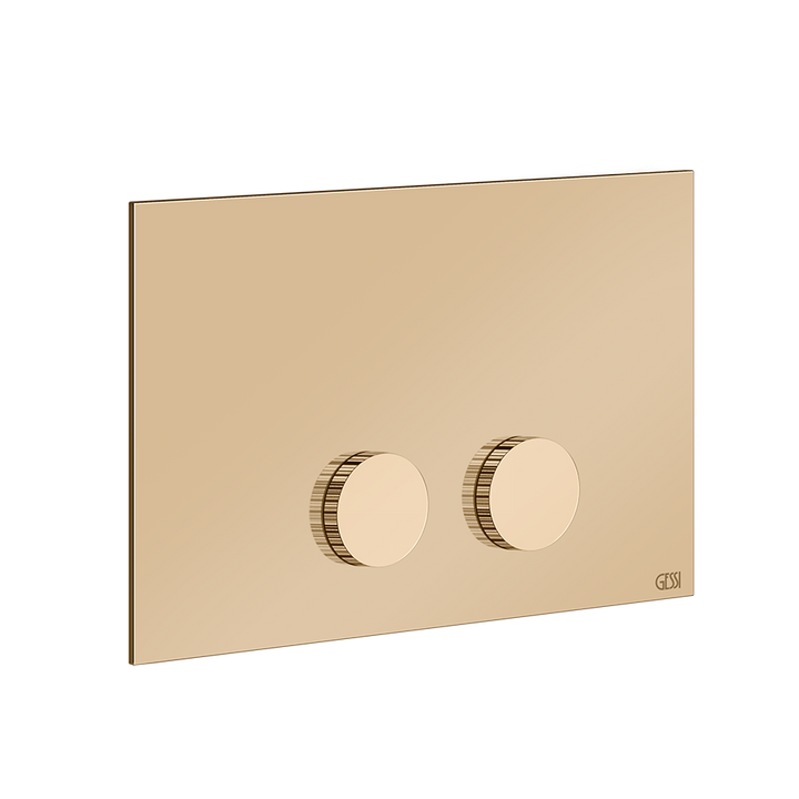 Ingranaggio Cover Plate - 54635 Bathroom Accessories GESSI Warm Bronze PVD