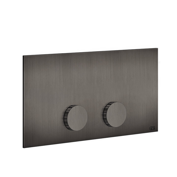 Ingranaggio Cover Plate - 54637 Bathroom Accessories GESSI Black Metal Brushed PVD