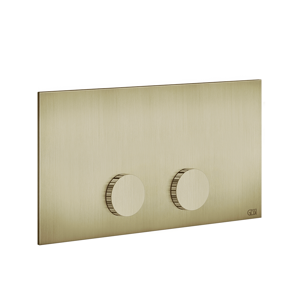 Ingranaggio Cover Plate - 54637 Bathroom Accessories GESSI Brass Brushed PVD