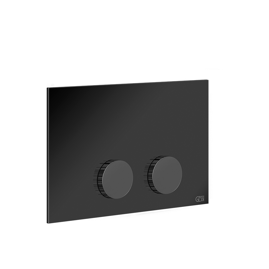 Ingranaggio Cover Plate - 54639 Bathroom Accessories GESSI Black Metal PVD