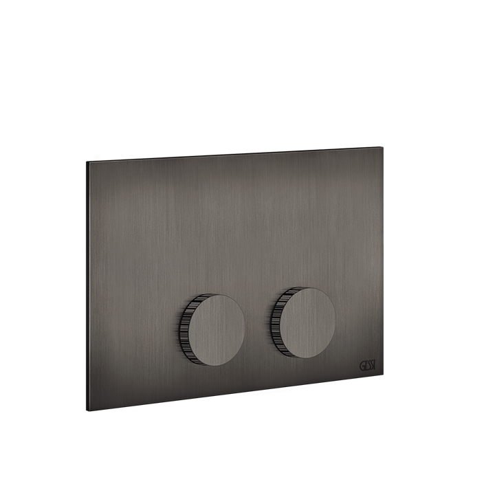 Ingranaggio Cover Plate - 54639 Bathroom Accessories GESSI Black Metal Brushed PVD