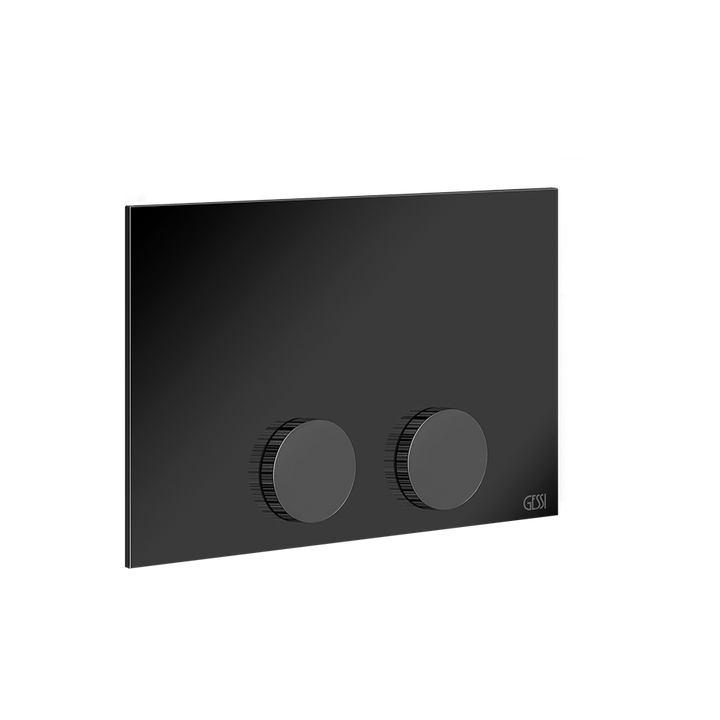 Ingranaggio Cover Plate - 54641 Bathroom Accessories GESSI Black Metal PVD