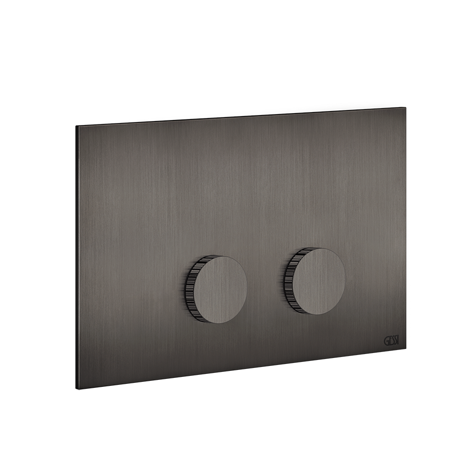 Ingranaggio Cover Plate - 54643 Bathroom Accessories GESSI Black Metal Brushed PVD