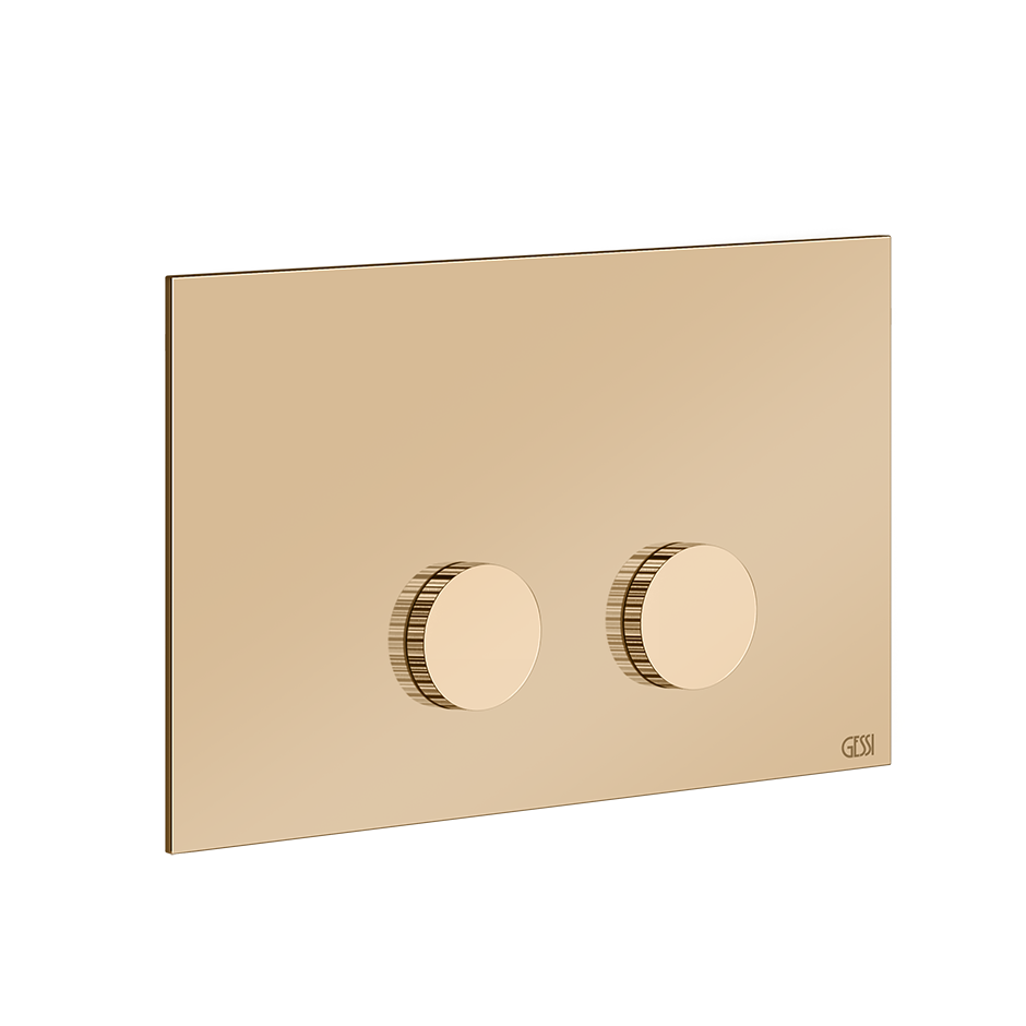Ingranaggio Cover Plate - 54643 Bathroom Accessories GESSI Warm Bronze PVD
