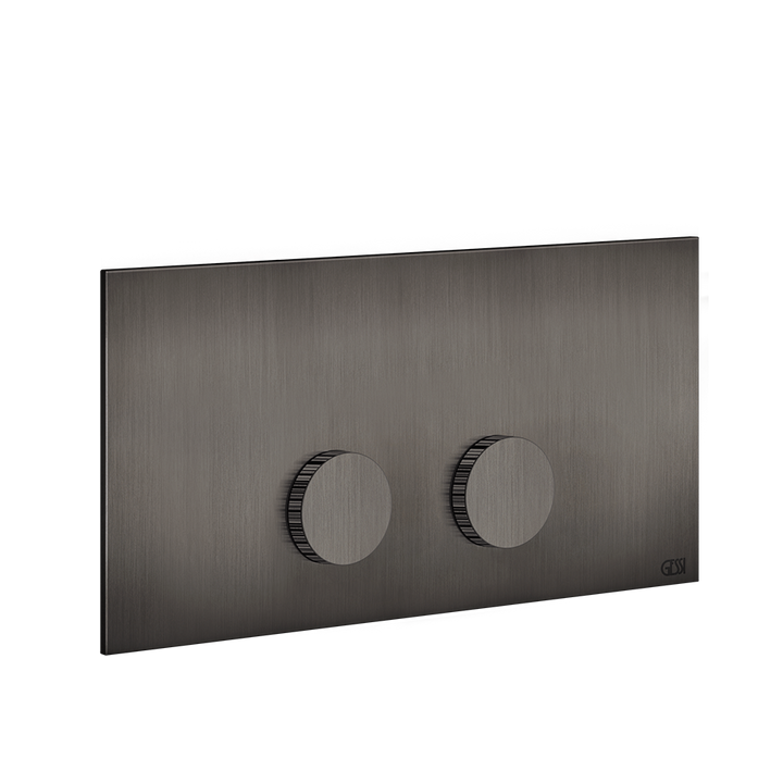 Ingranaggio Cover Plate - 54645 Bathroom Accessories GESSI Black Metal Brushed PVD