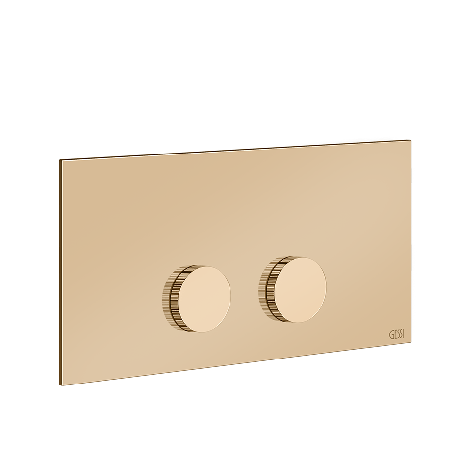 Ingranaggio Cover Plate - 54645 Bathroom Accessories GESSI Warm Bronze PVD