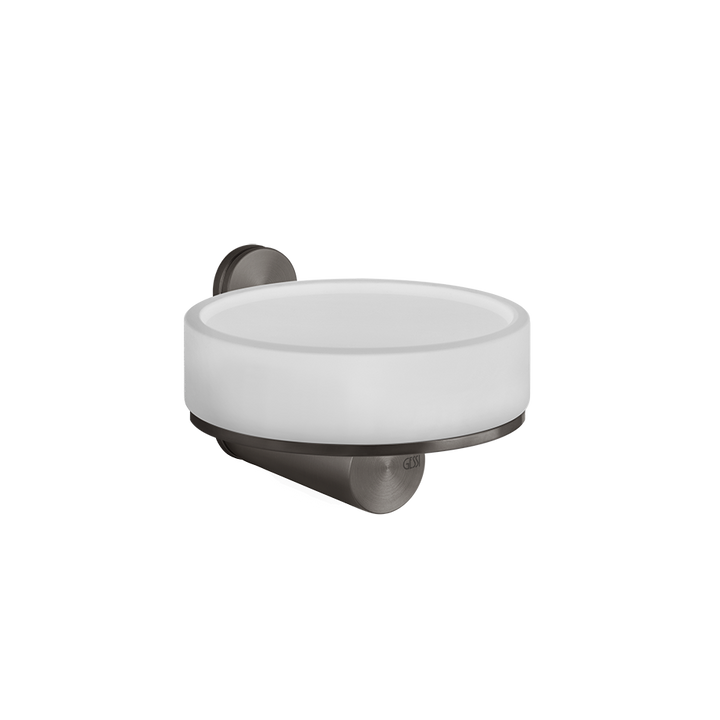 Gessi316 Soap Holder - 54701 Bathroom Accessories GESSI Black Metal Brushed PVD