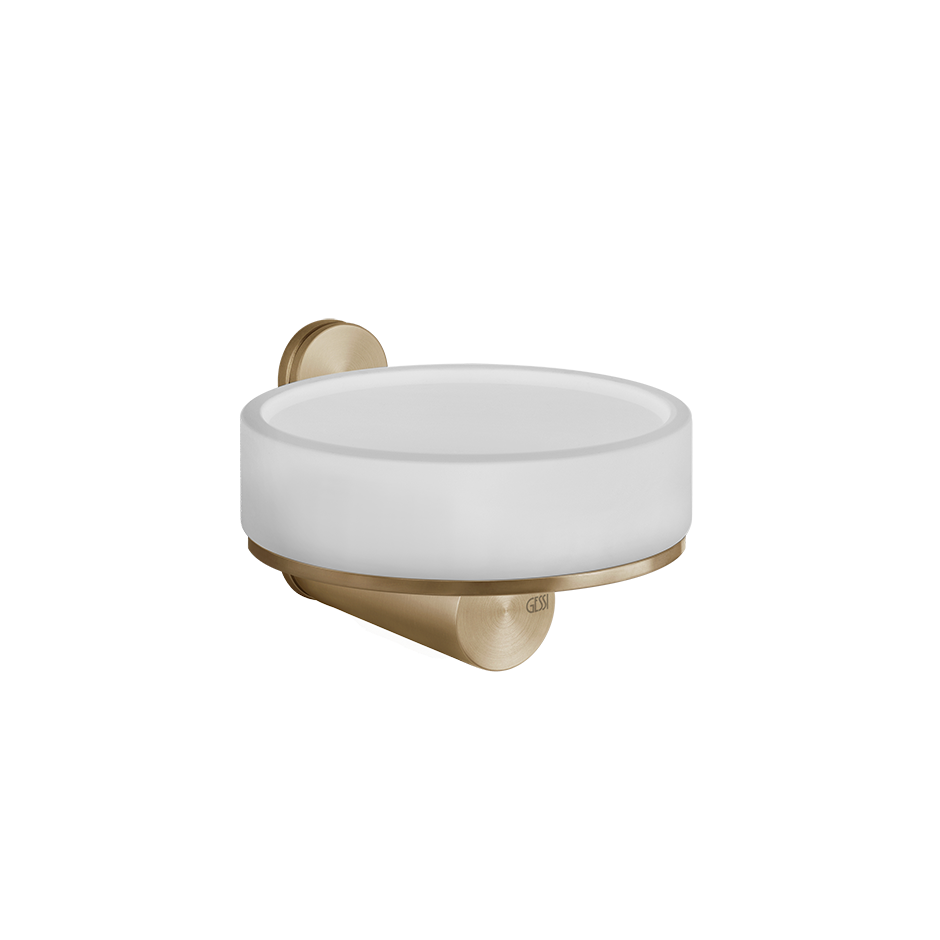 Gessi316 Soap Holder - 54701 Bathroom Accessories GESSI Warm Bronze Brushed PVD