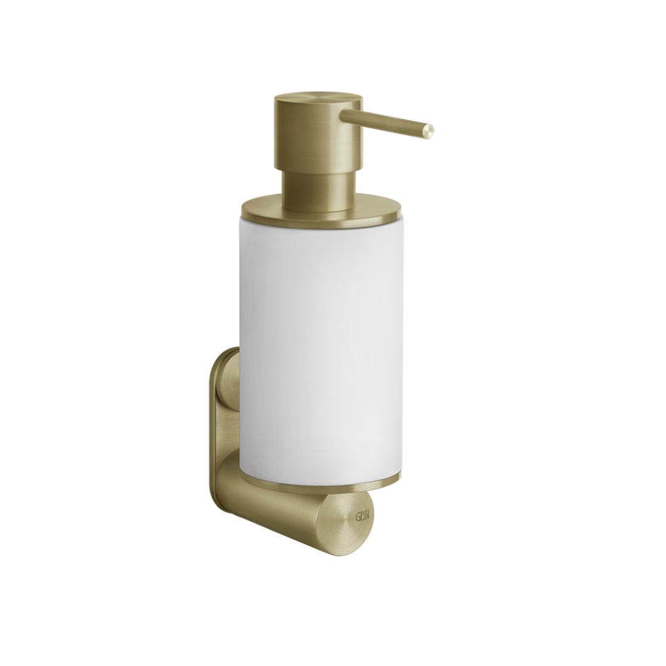 Gessi316 Soap Dispenser - 54713 Bathroom Accessories GESSI Brass Brushed PVD