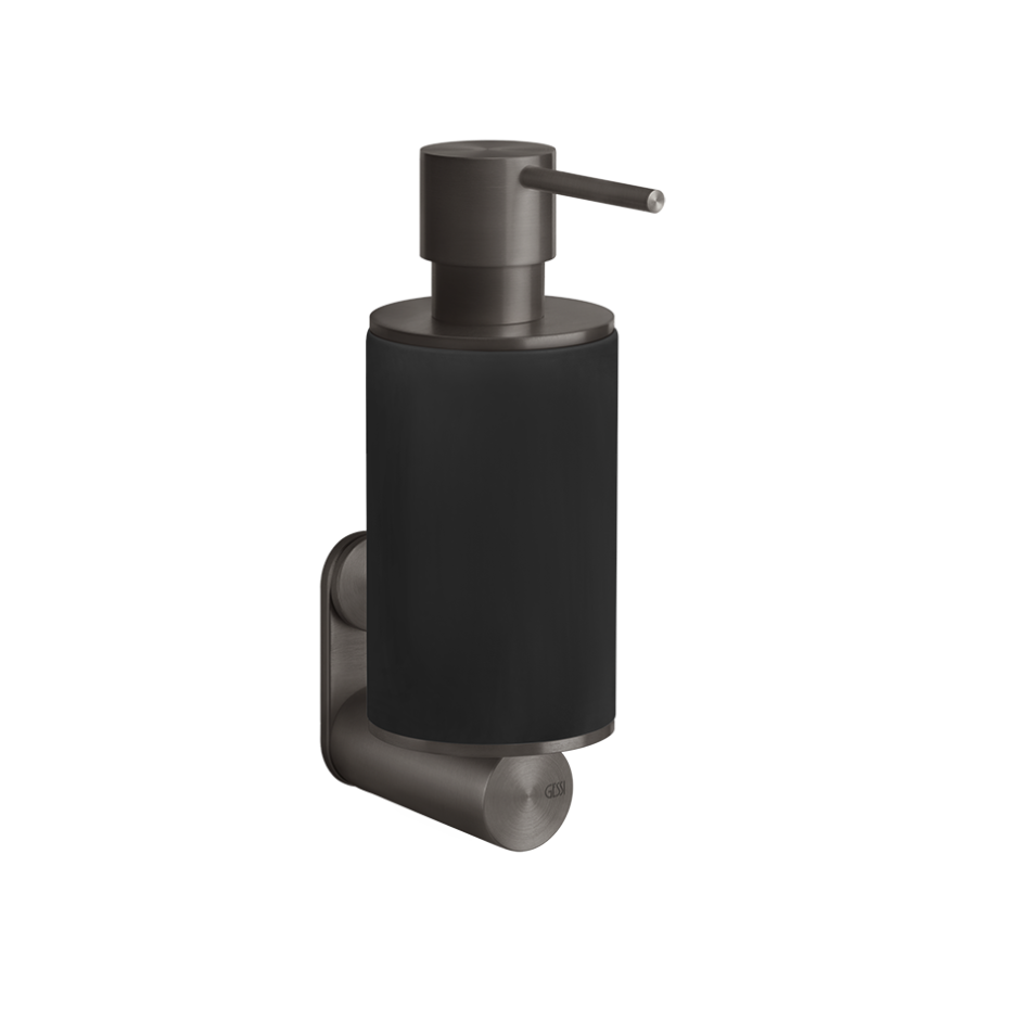 GESSI 316 Liquid Soap Dispenser - 54714 Bathroom Accessories GESSI Black Metal Brushed PVD