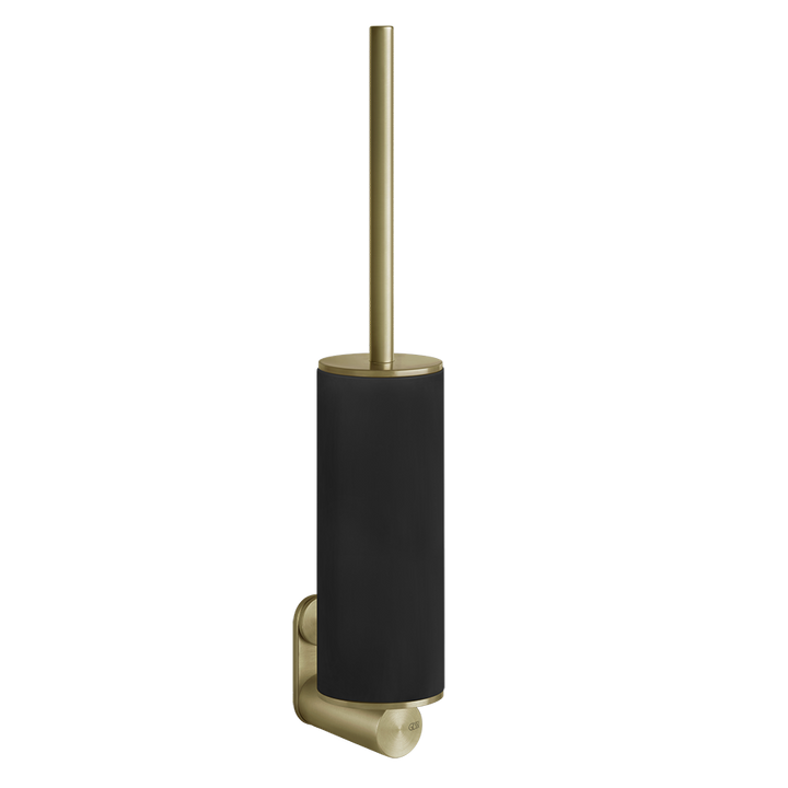 GESSI 316 Toilet Brush Holder - 54720 Bathroom Accessories GESSI Brass Brushed PVD