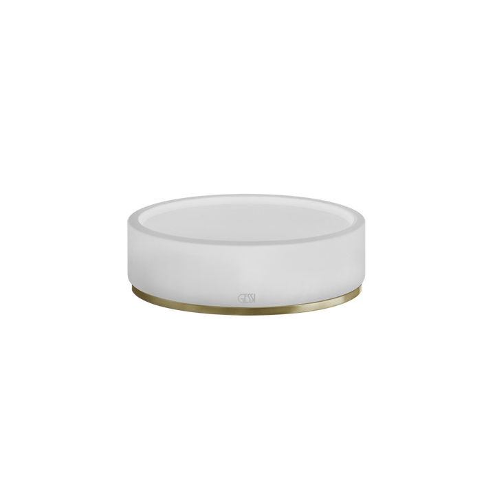 Gessi316 Soap Holder - 54725 Bathroom Accessories GESSI Brass Brushed PVD