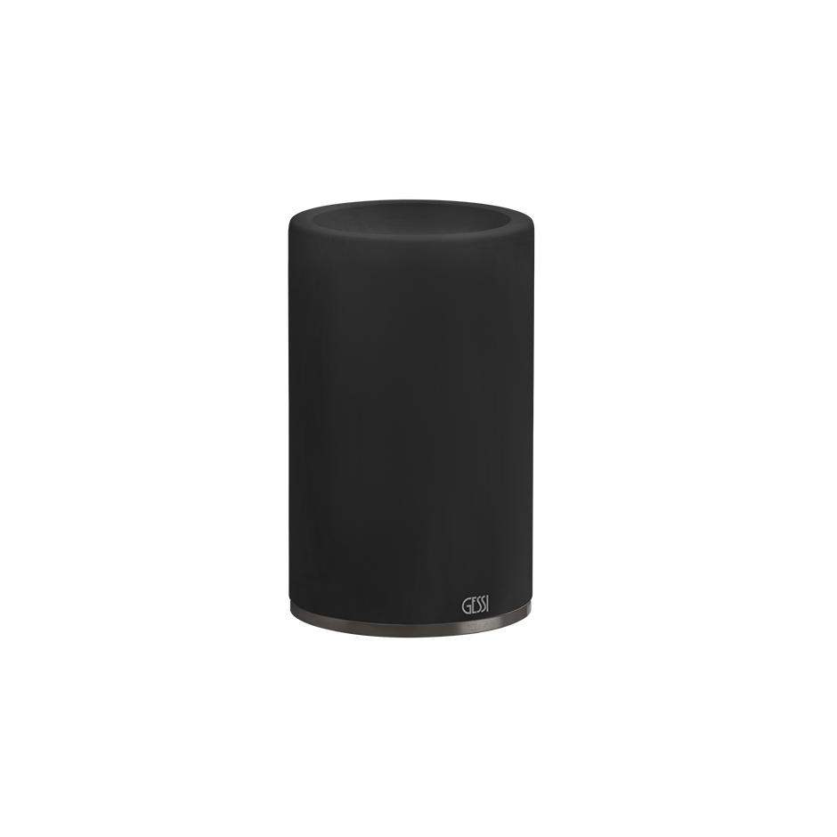 GESSI 316 Tumbler Holder - 54732 Bathroom Accessories GESSI Black Metal Brushed PVD