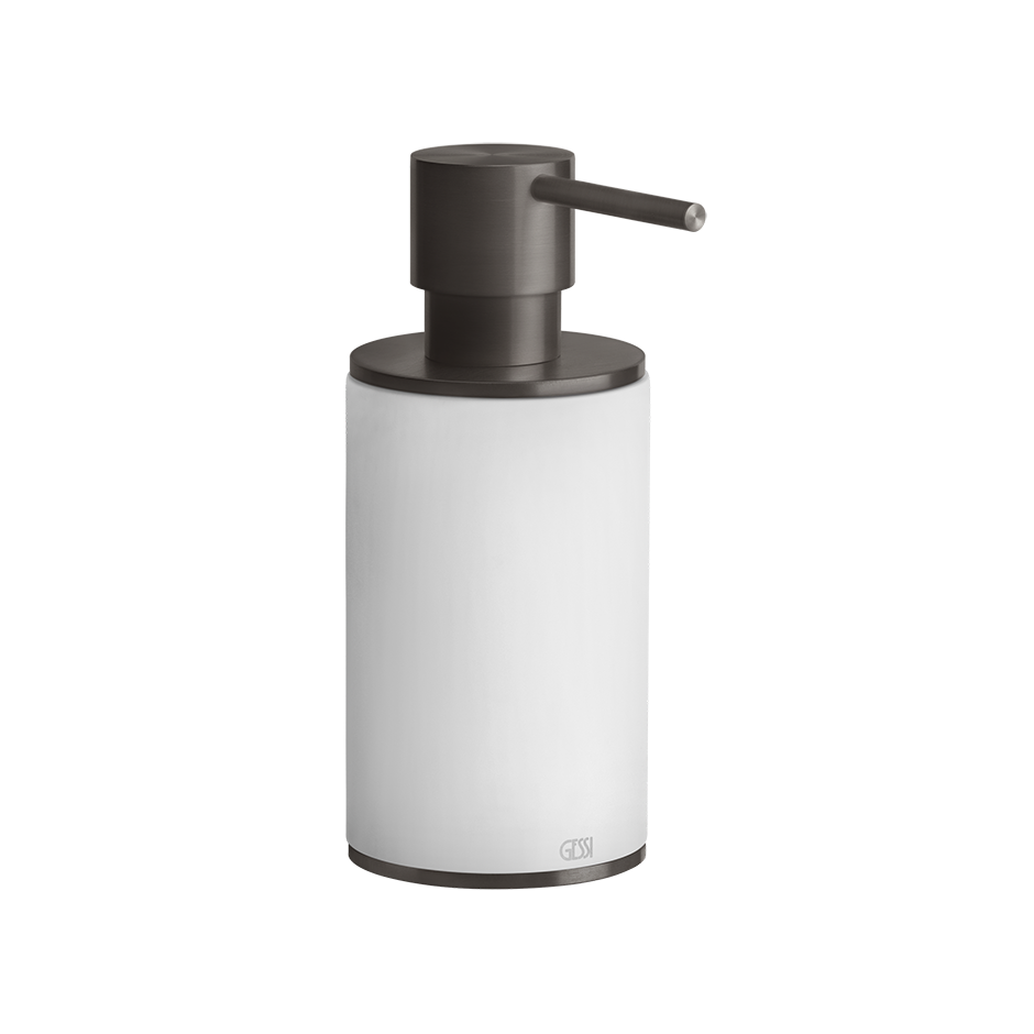 Gessi316 Dispenser Holder - 54737 Bathroom Accessories GESSI Black Metal Brushed PVD