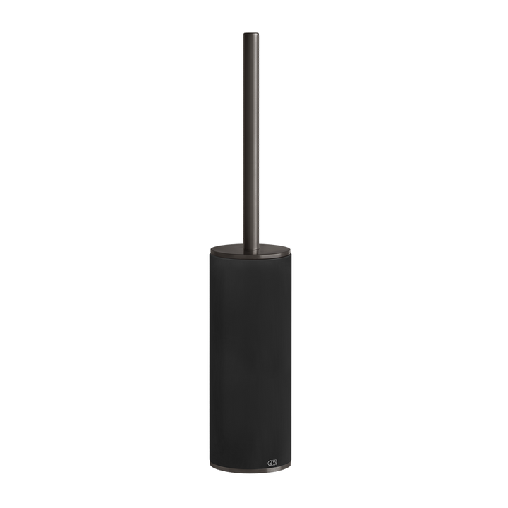 GESSI316 Toilet Brush Holder - 54744 Bathroom Accessories GESSI Black Metal Brushed PVD