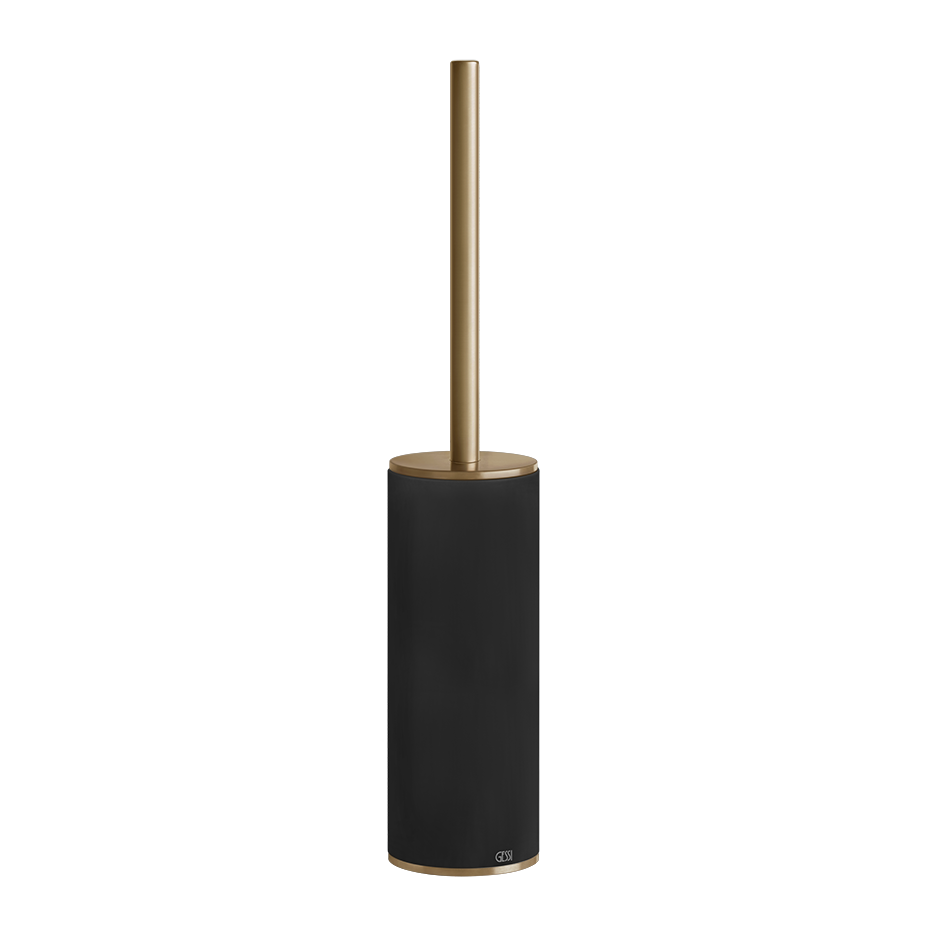 GESSI316 Toilet Brush Holder - 54744 Bathroom Accessories GESSI Warm Bronze Brushed PVD