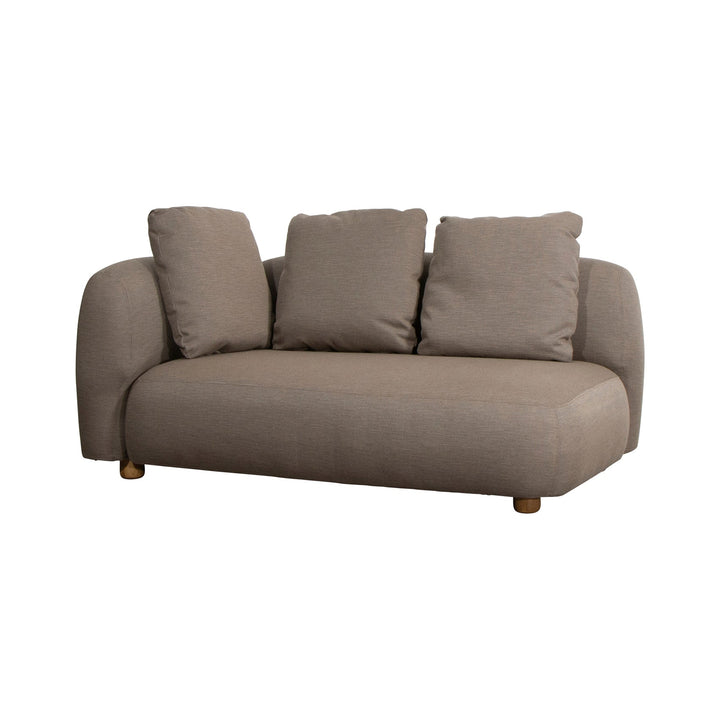 Capture 2-seater Corner Sofa Module Outdoor Sofas Cane-line Taupe Cane-line AirTouch Left