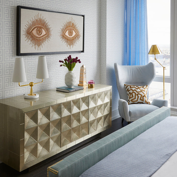Eyes Beaded Art Jonathan Adler