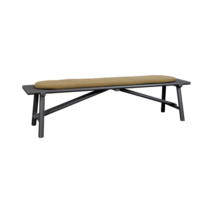 Sticks Outdoor Bench Benches Cane-line Lava Grey Turmeric Yellow Cane-Line Rise