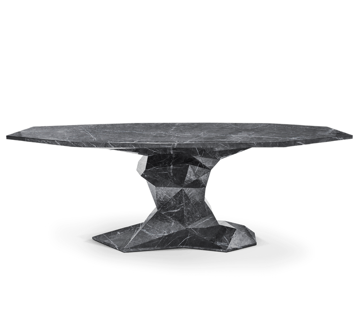 bonsai black dining table Dining Tables Boca Do Lobo Faux-Marble