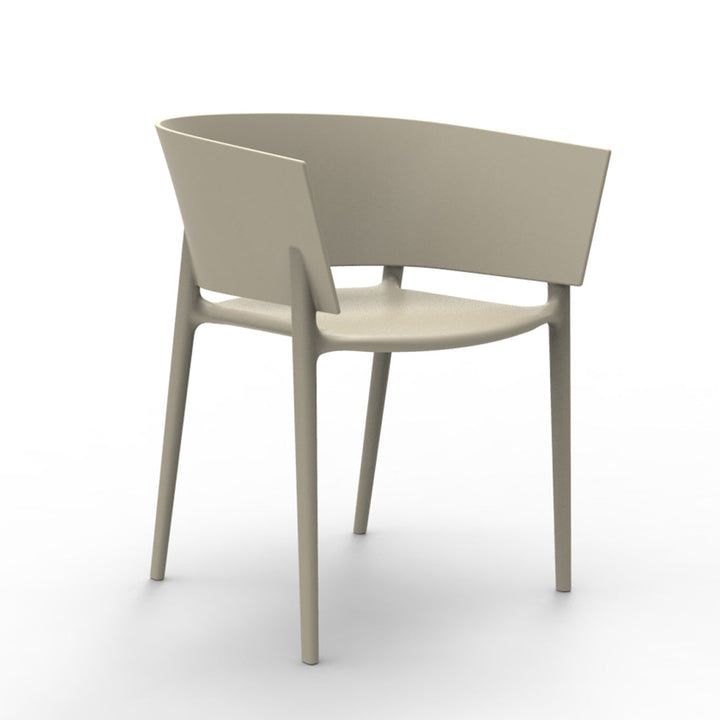 Africa Armchair (Set of 4) Outdoor Vondom Basic Ecru