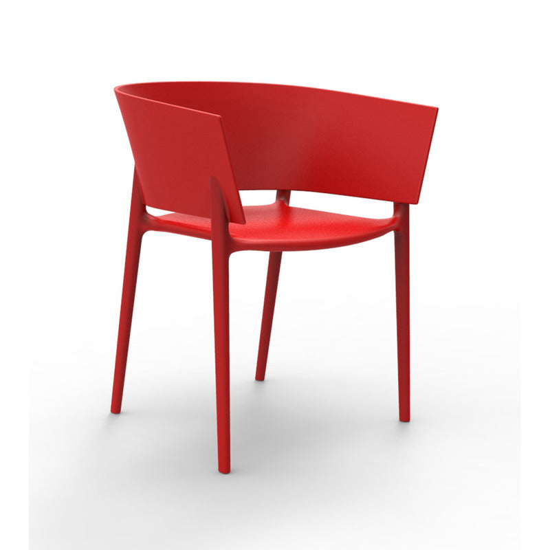 Africa Armchair (Set of 4) Outdoor Vondom Basic Red