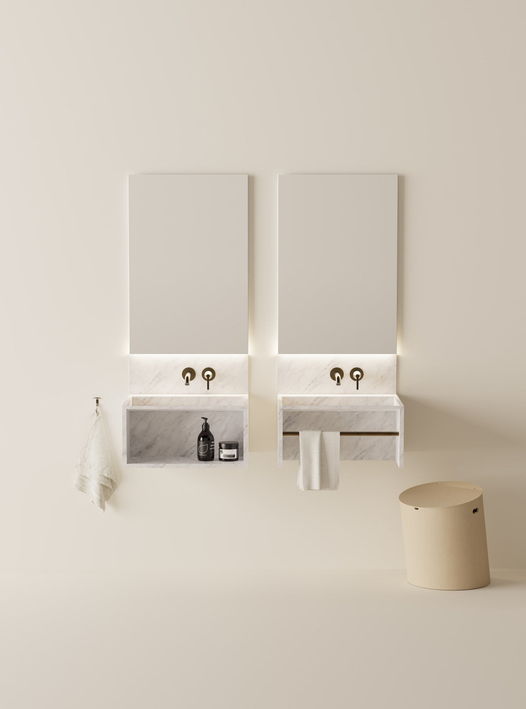 Agape Face à Face Washbasin Washbasins Agape
