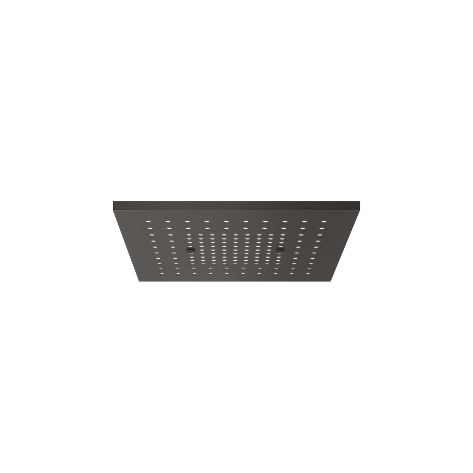 Afilo Trim for Ceiling Mount Shower System Showers GESSI Black Metal Brushed PVD