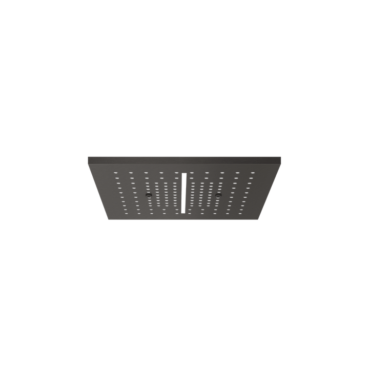 Afilo Trim for Ceiling Mount Shower System Showers GESSI Black Metal Brushed PVD