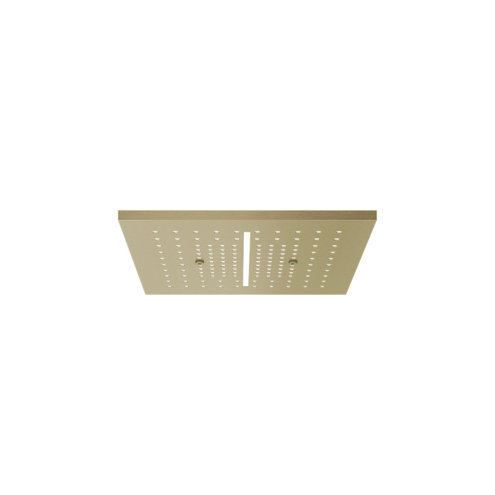 Afilo Trim for Ceiling Mount Shower System Showers GESSI Brass Brushed PVD