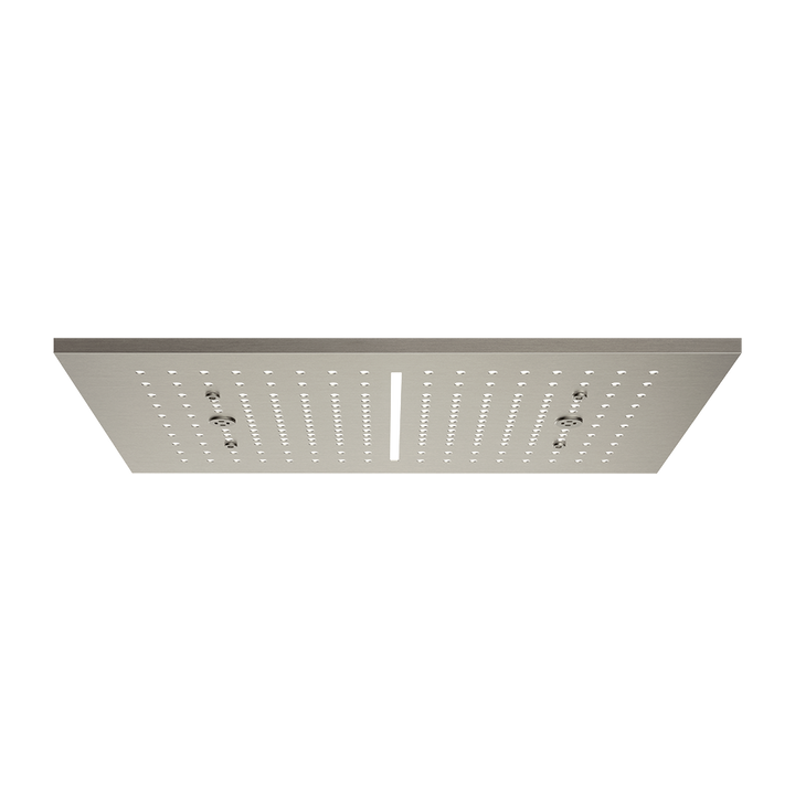 Trim for Ceiling Mount Shower System - 57010 Showers GESSI Steel Brushed