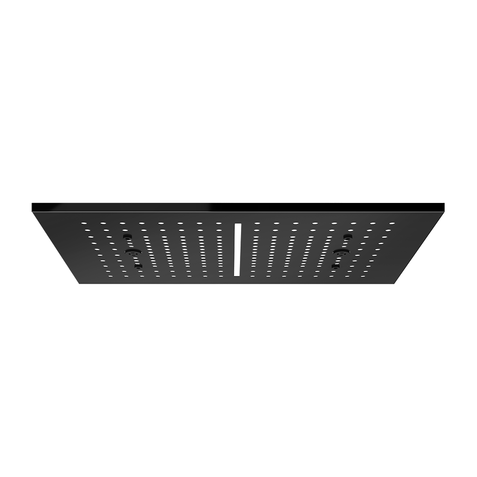 Trim for Ceiling Mount Shower System - 57010 Showers GESSI Black Metal PVD